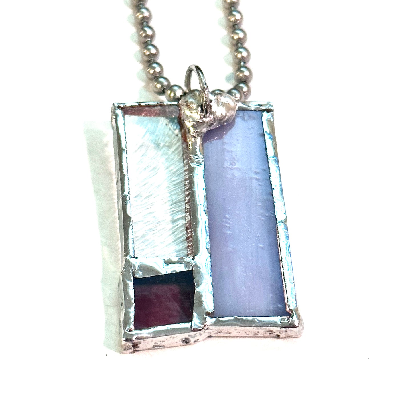 KB Stained Glass Pendant
