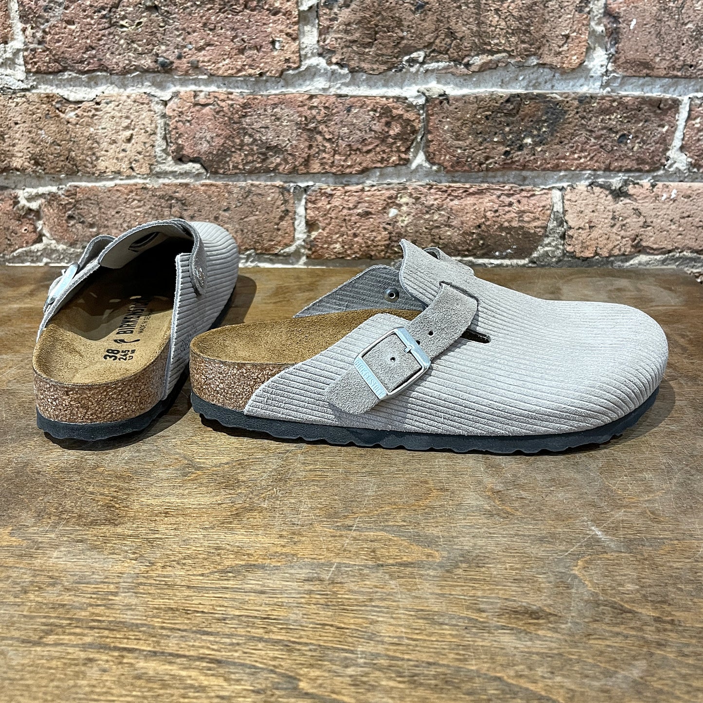 Birkenstock Boston Corduroy Suede Embossed