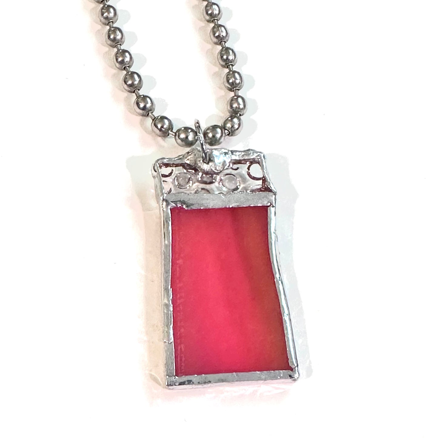 KB Stained Glass Pendant