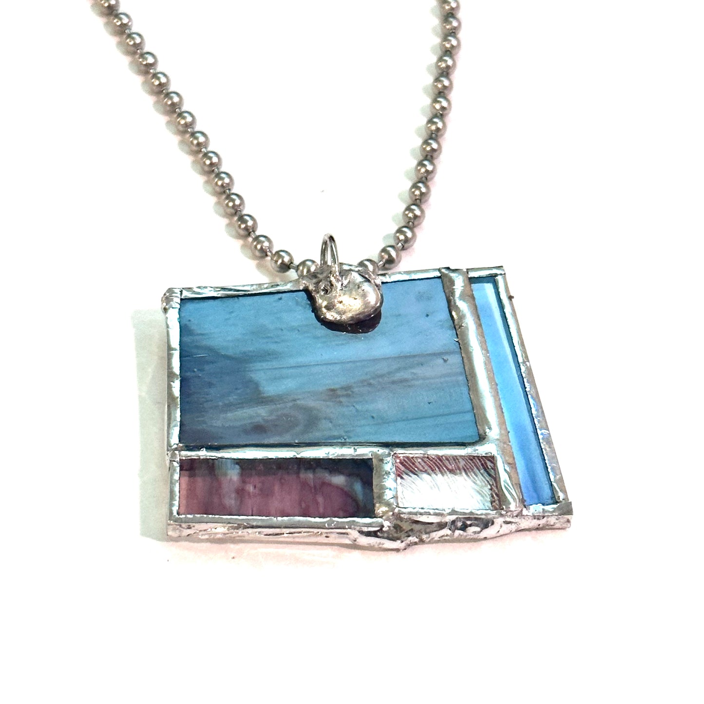 KB Stained Glass Pendant