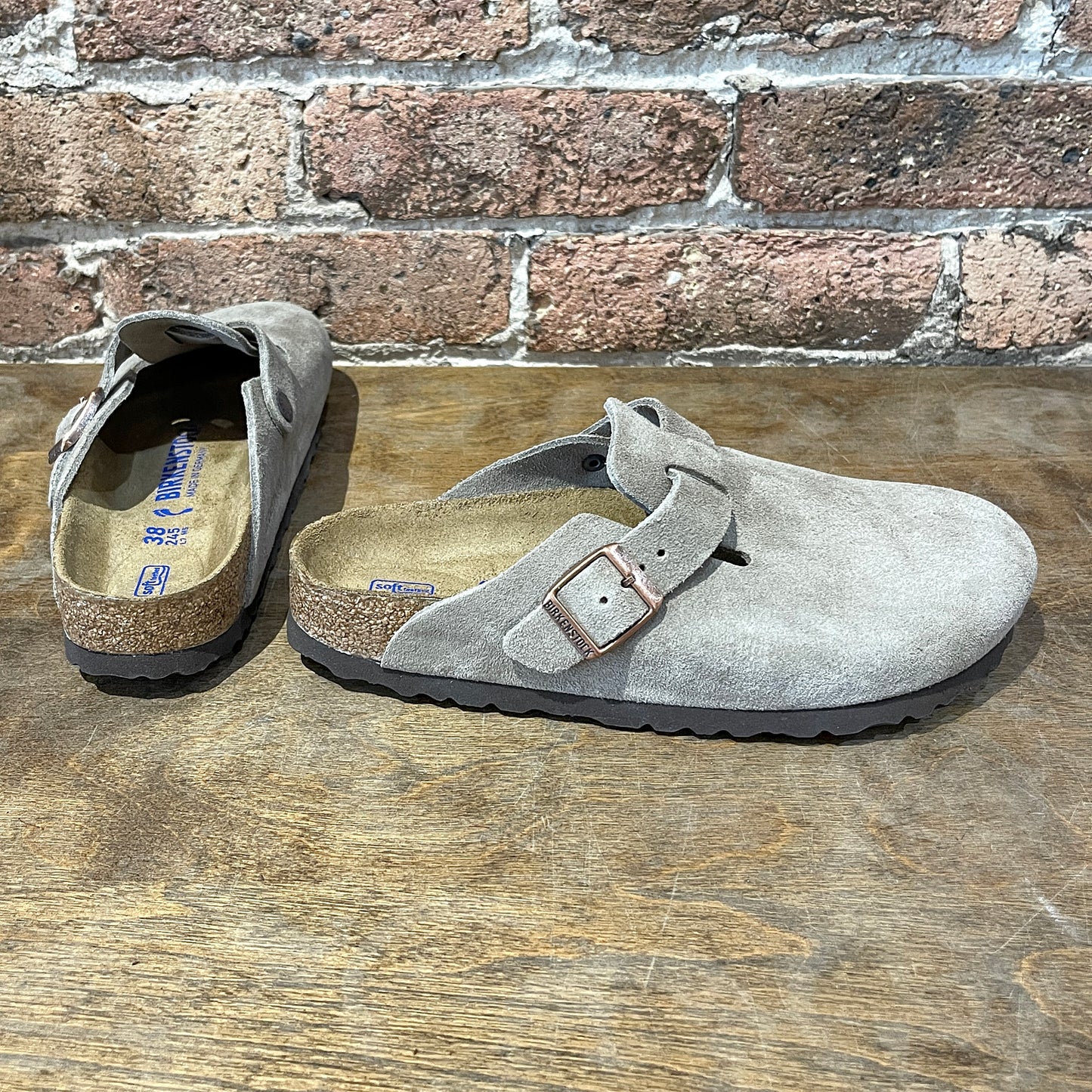 Birkenstock Boston Soft Footbed Suede