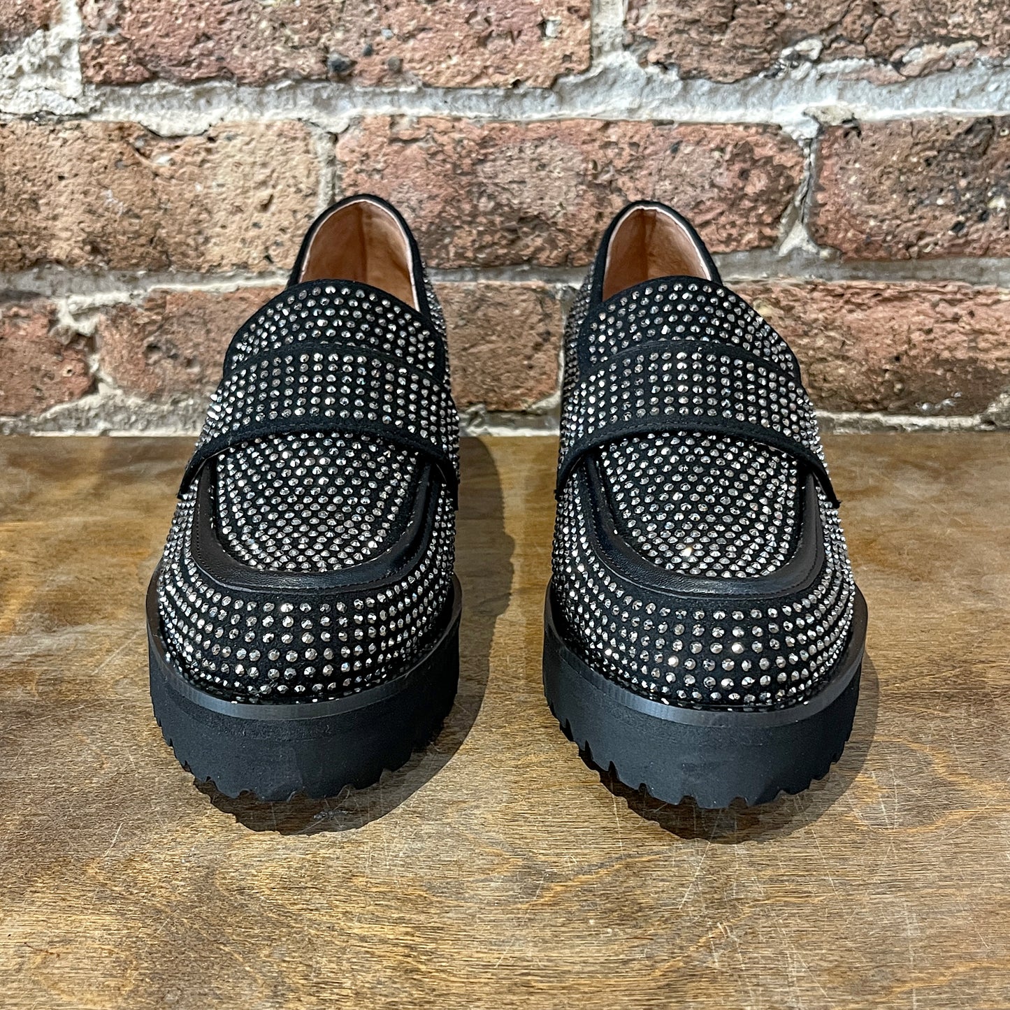 ALL BLACK Royal Stud Loafer
