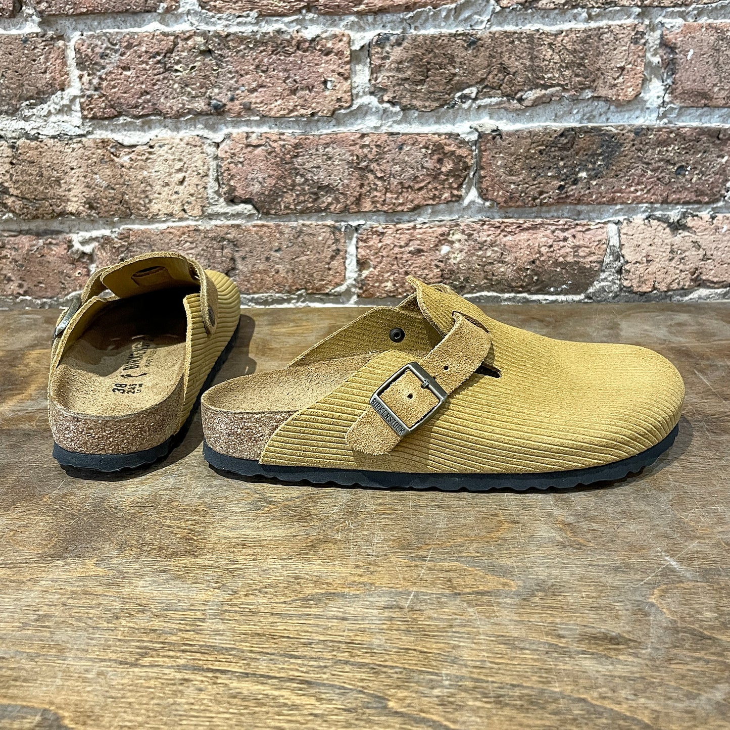 Birkenstock Boston Corduroy Suede Embossed