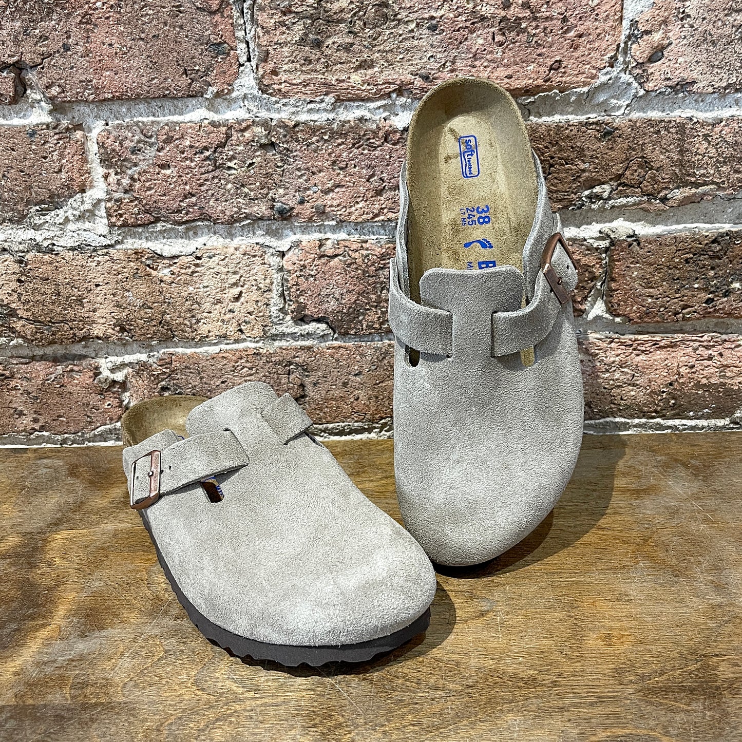 Birkenstock Boston Soft Footbed Suede