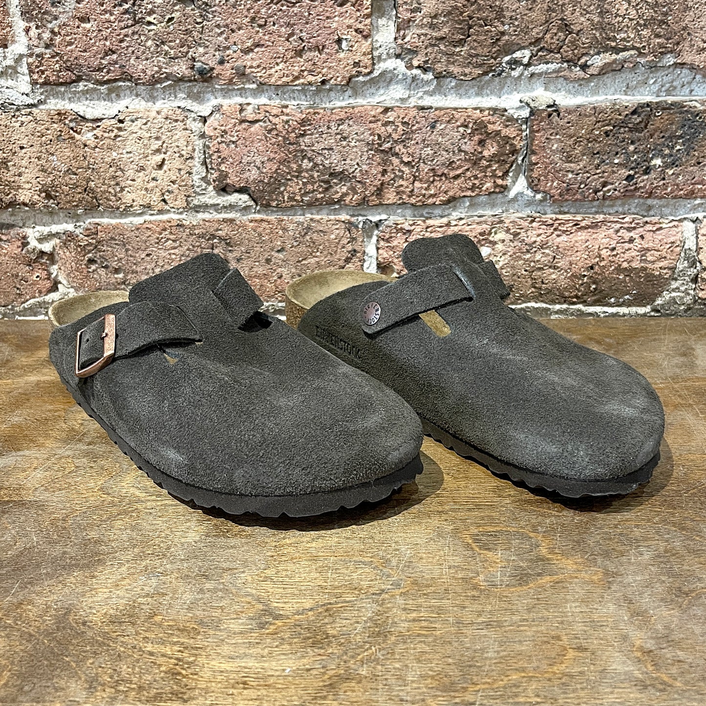 Birkenstock Boston Soft Footbed Suede