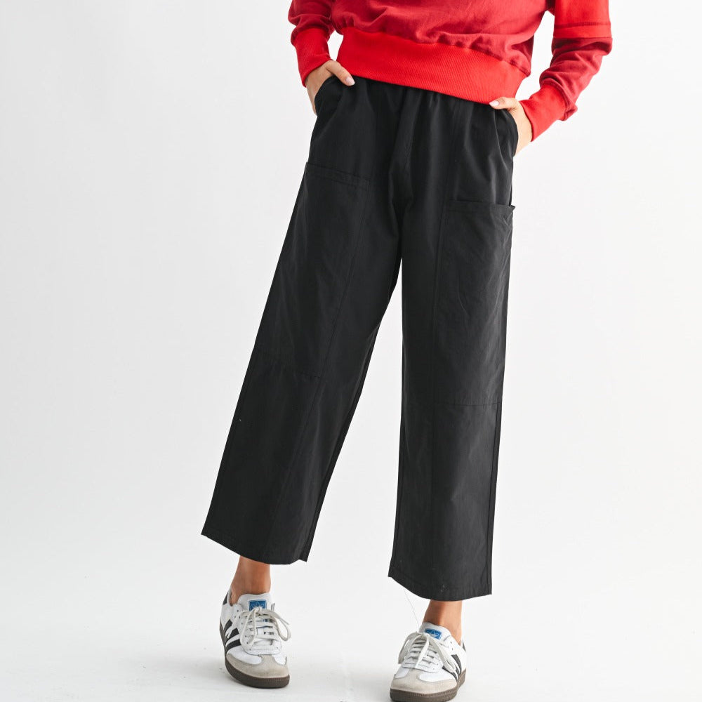 Mono B Wide Leg Cropped Pant