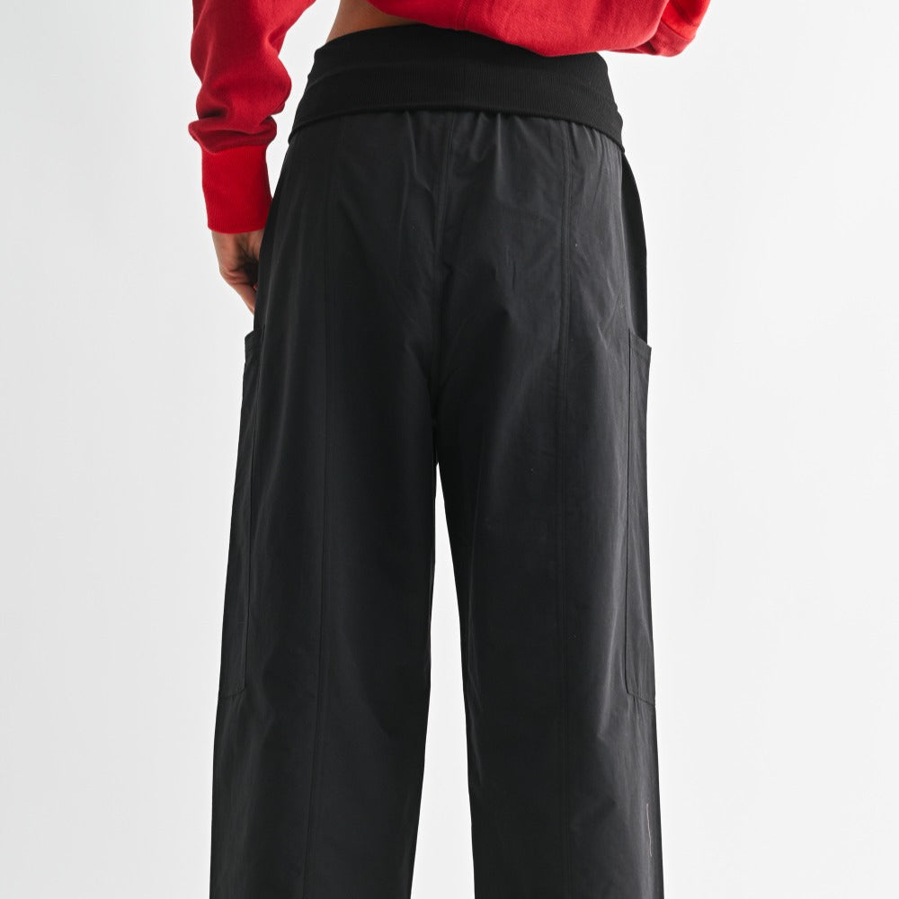Mono B Wide Leg Cropped Pant