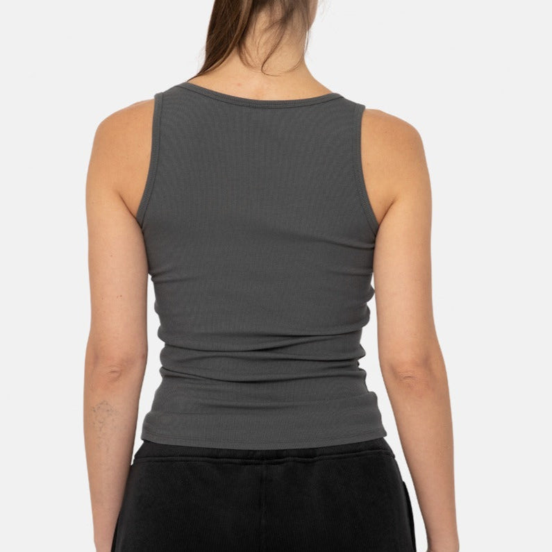Mono B Square Neck Micro-Ribbed Tank