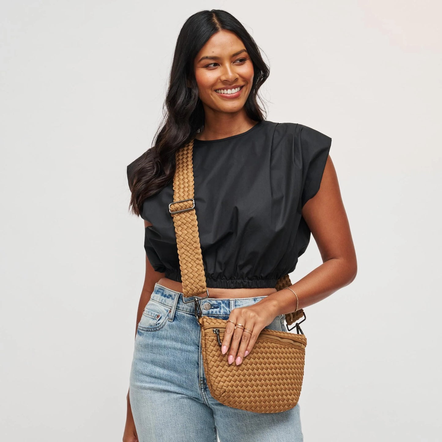 Ethereal - Woven Neoprene Crossbody Sand