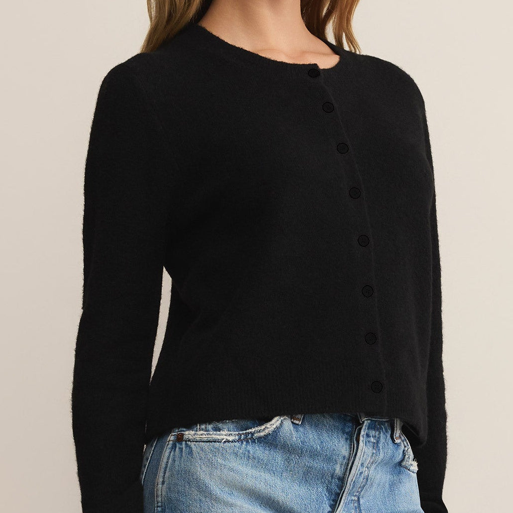 Z Supply Medina Cardigan Black