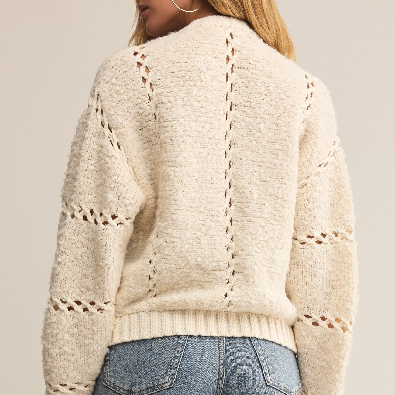 Z Supply Sundance Sweater Jacket Crystal