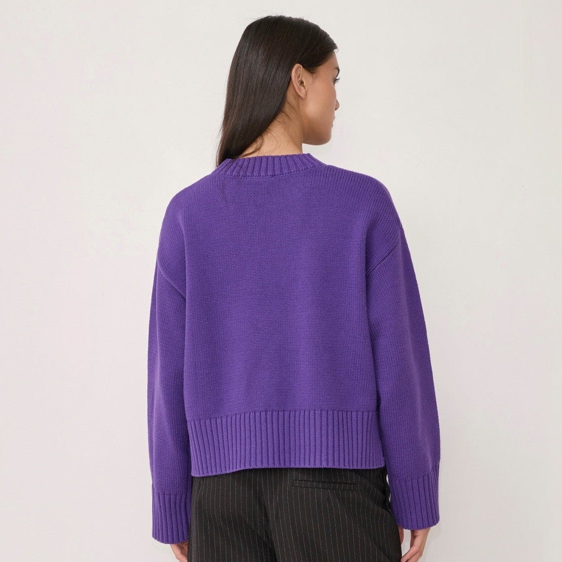 The Asher Sweater Purple