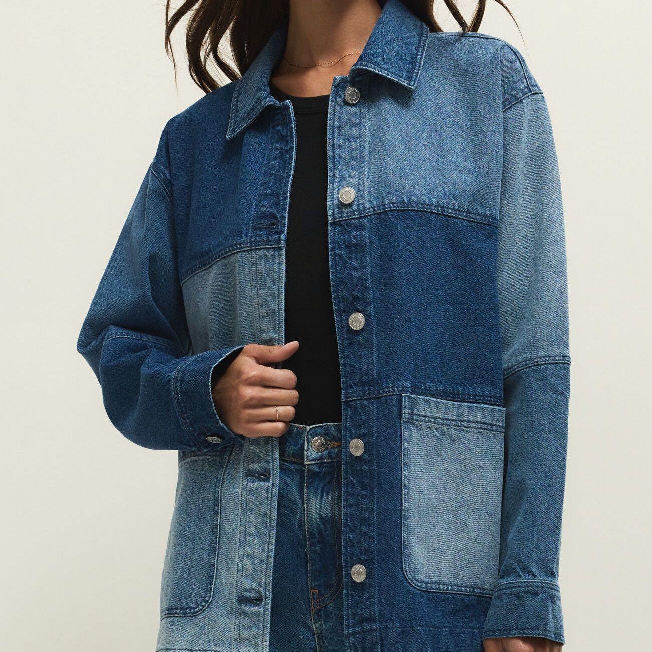 Z Supply On The Road Color Block Jacket