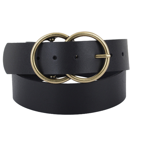 Double Circle Buckle Belt-5028