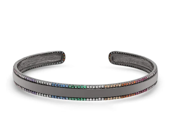 Jen Hansen Rainbow Edge Bangle