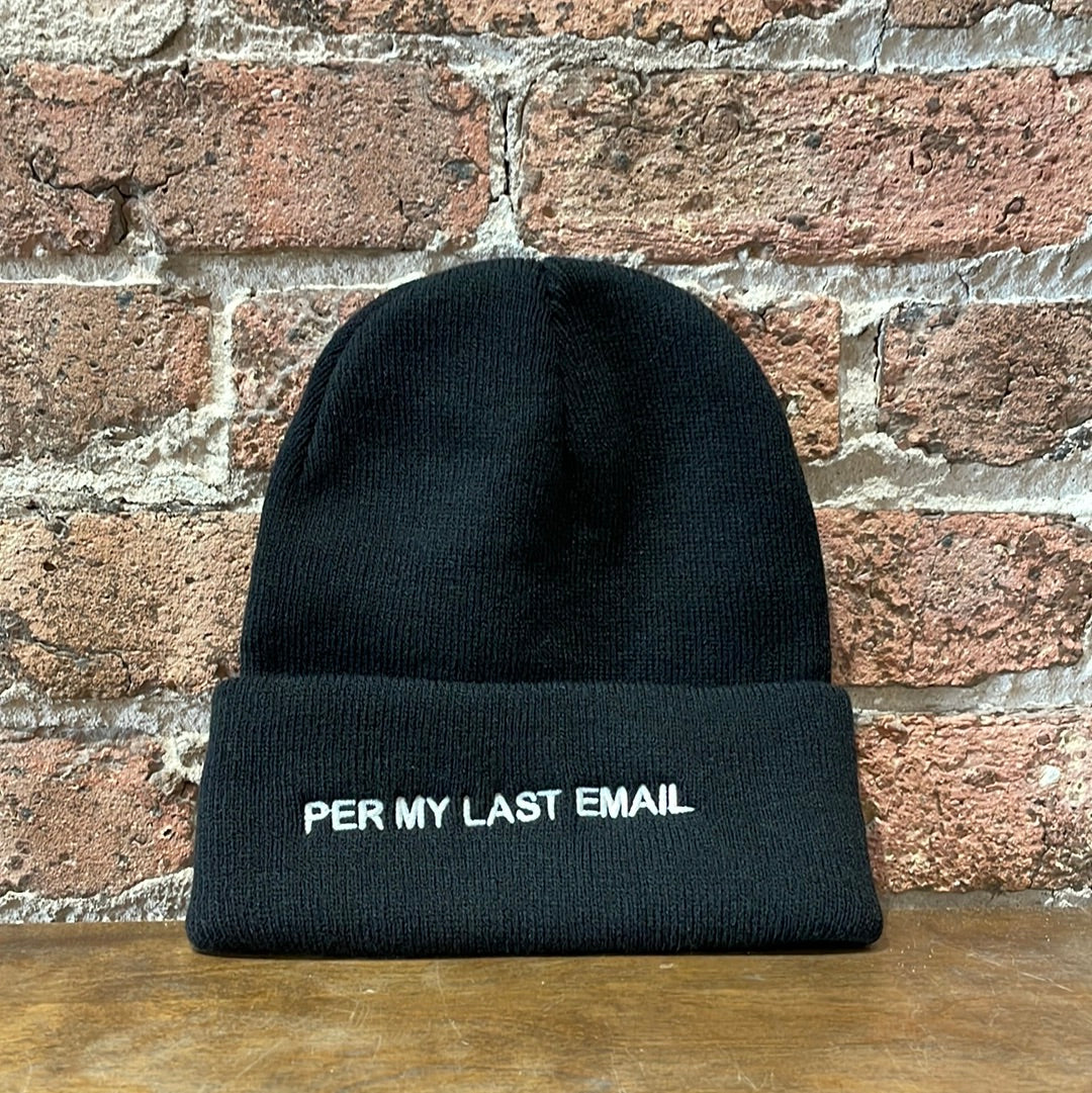 IB Black Beanie