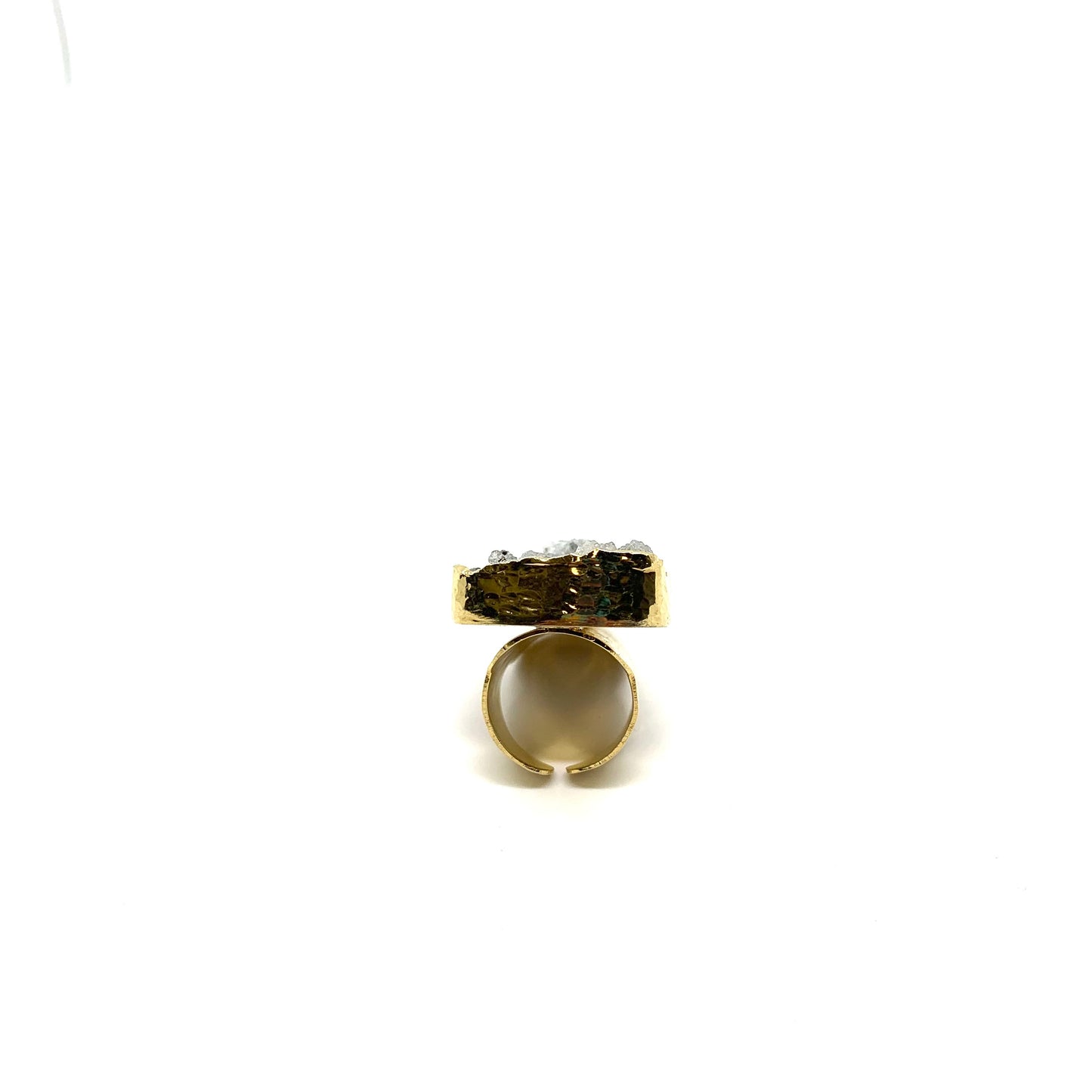 Jen Hansen Druzy Quartz Ring