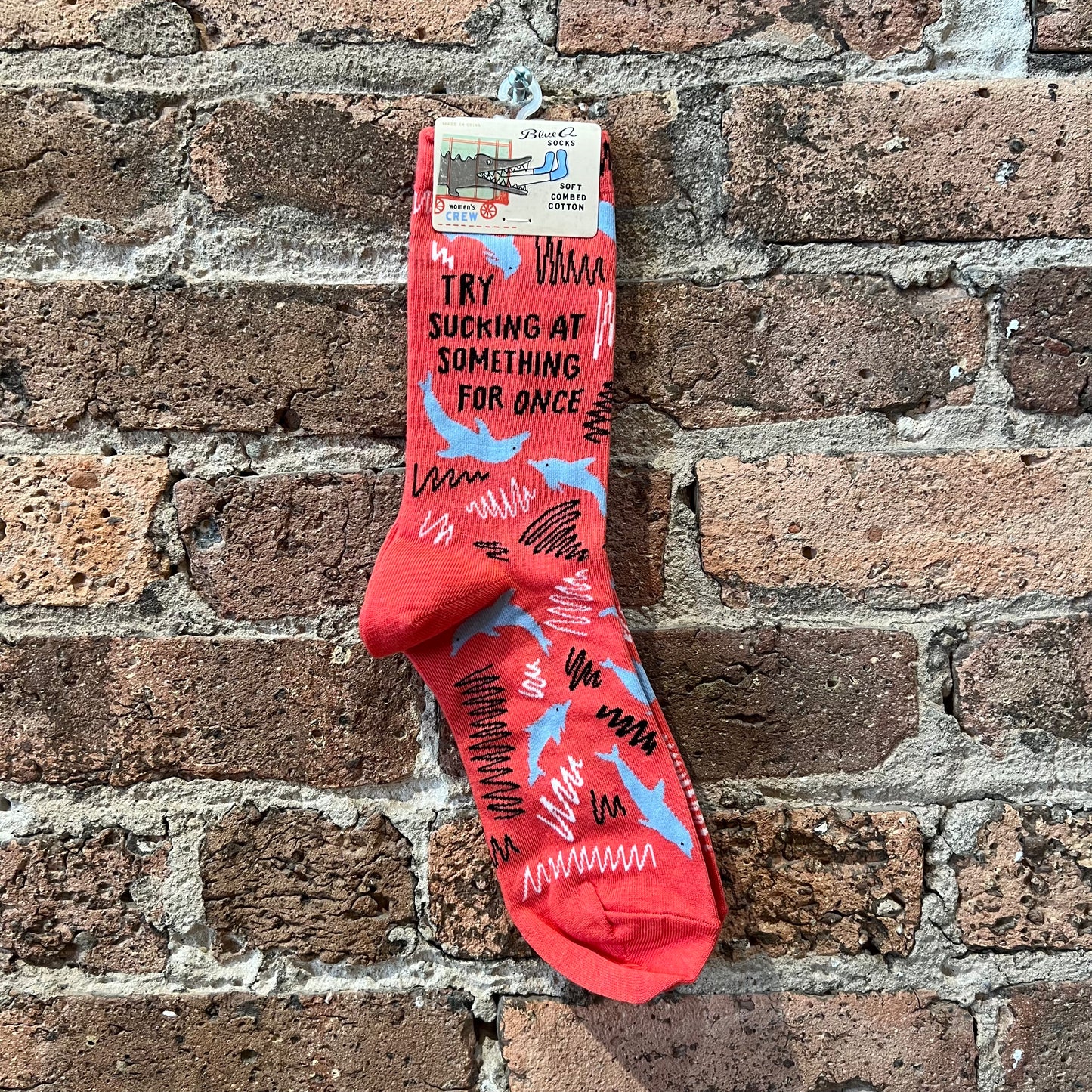 Blue Q Women's Crew Socks - shoostore