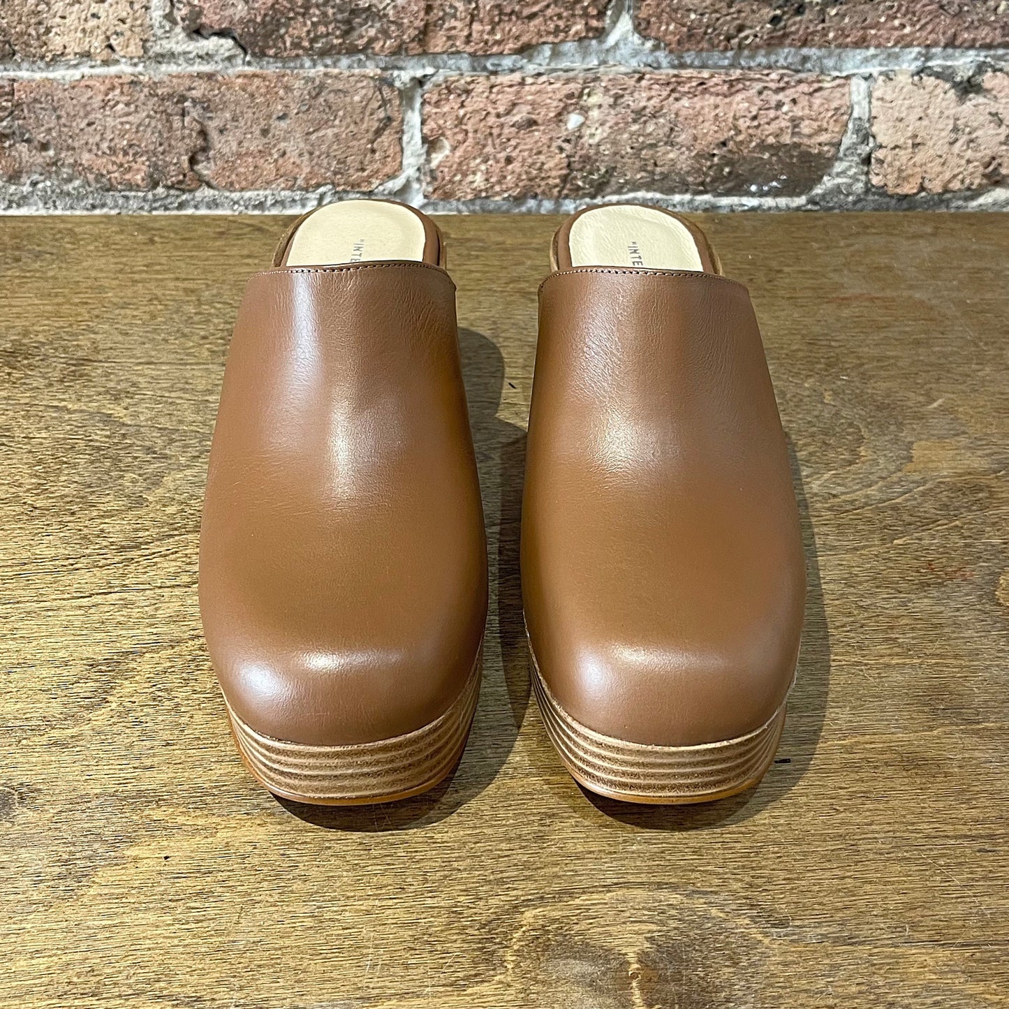 Intentionally Blank Facts Tan Clog