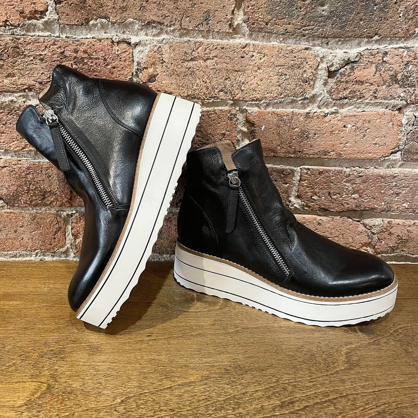 Silent D Nene Zip Boot Black