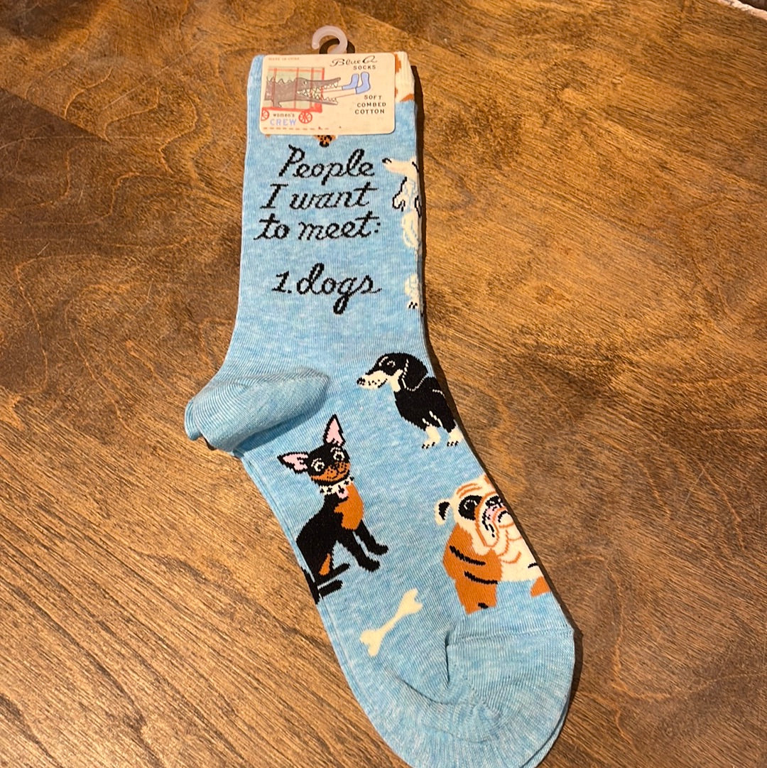 Blue Q Women's Crew Socks - shoostore