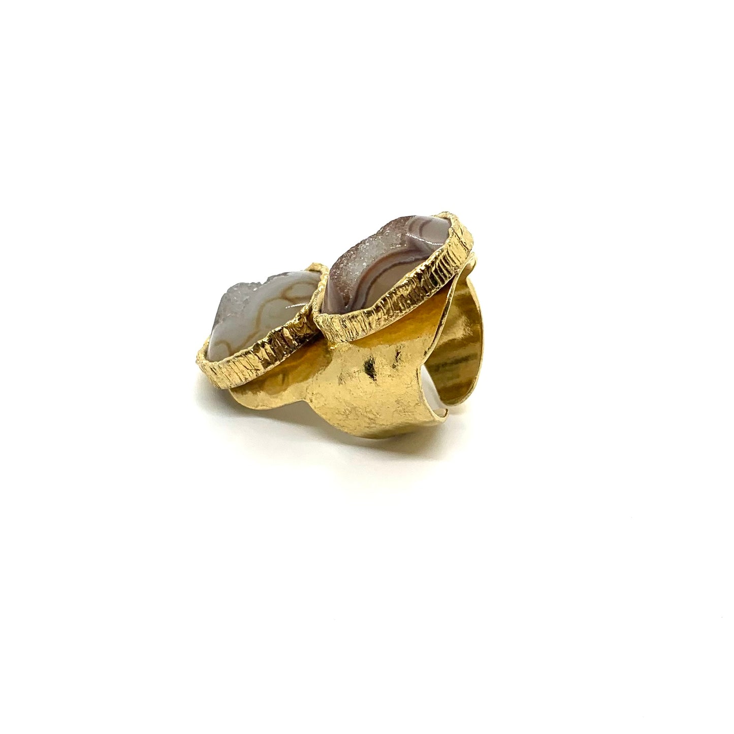 Jen Hansen Druzy Quartz Ring