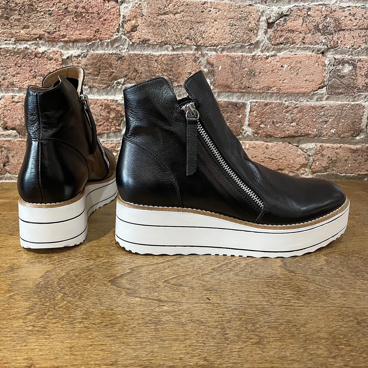 Silent D Nene Zip Boot Black