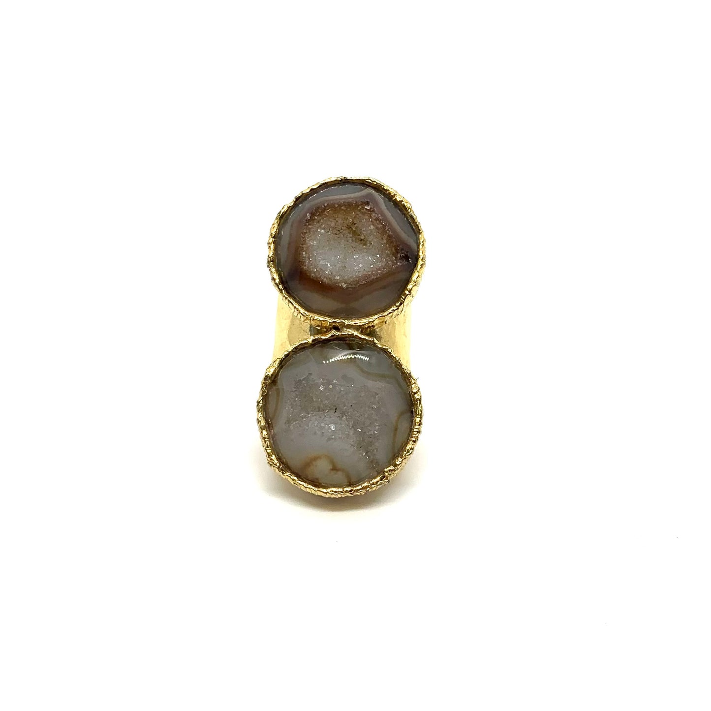 Jen Hansen Druzy Quartz Ring