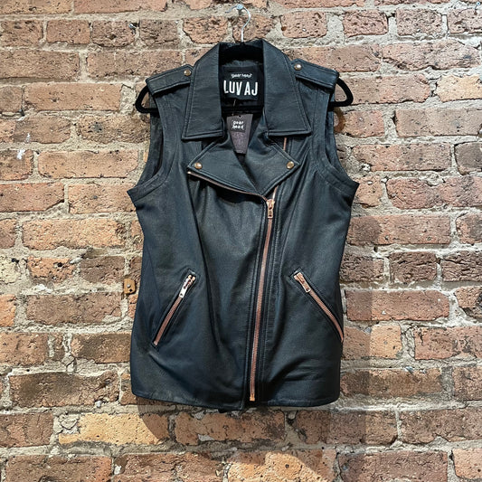 Gearhead Leather Vest - Def Leppard