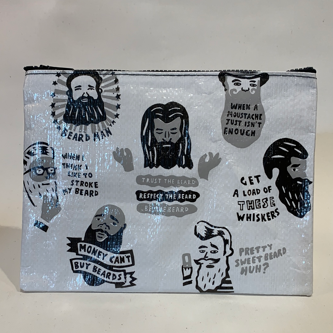 Blue Q Zipper Pouch - shoostore