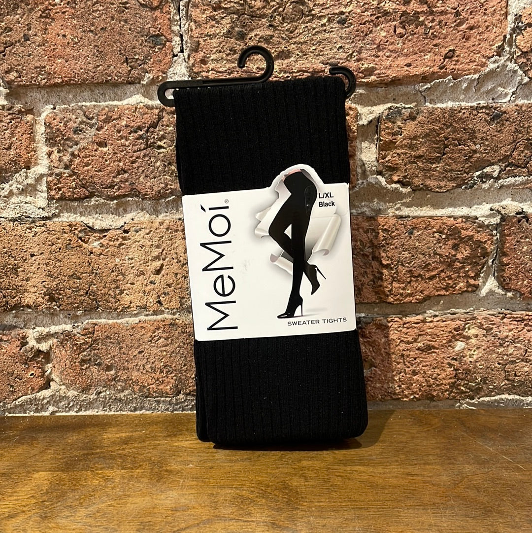 MeMoi Ribbed Sweater Tights