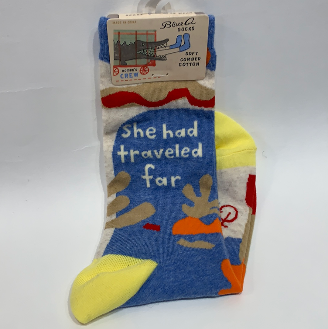 Blue Q Women's Crew Socks - shoostore