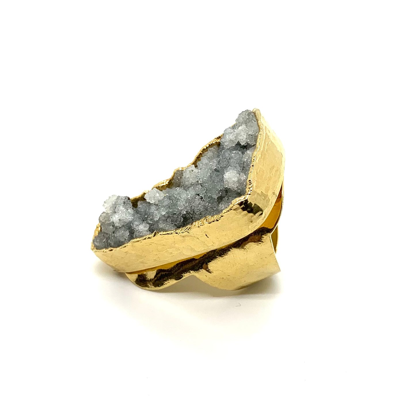 Jen Hansen Druzy Quartz Ring