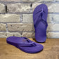 Archies Acai Purple - Arch Support Flip Flops - shoostore