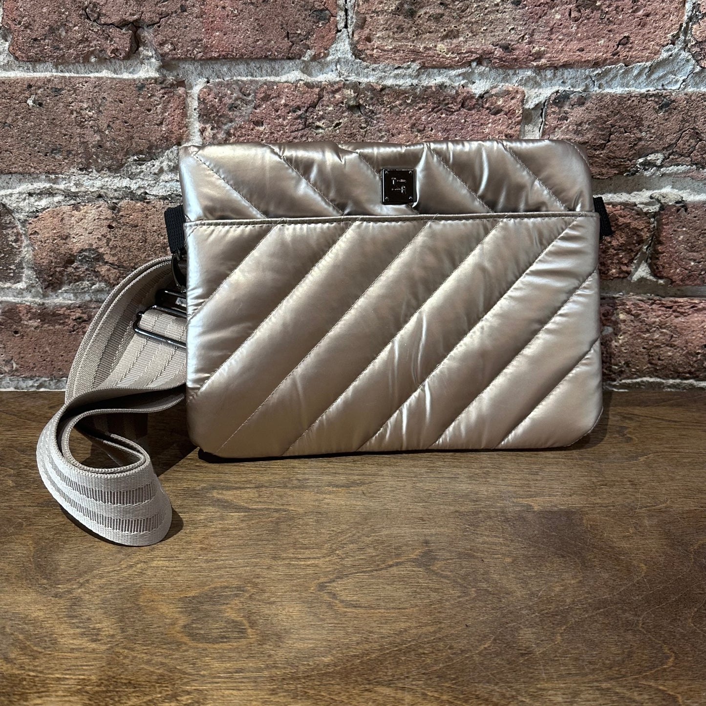 THINK ROYLN Diagonal Bum Bag 2.0 Pearl Cashmere