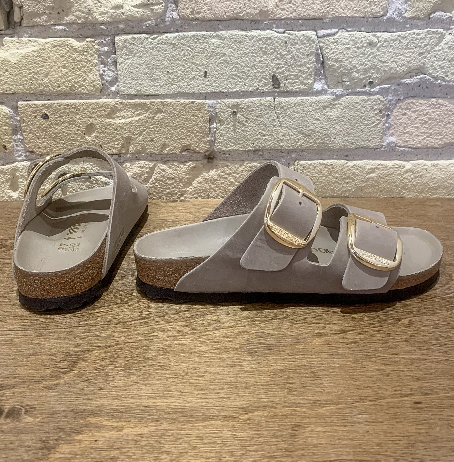 Arizona Big Buckle Tobacco Brown Leather