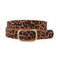 Animal Print Belt with Rectangular Buckle - shoostore