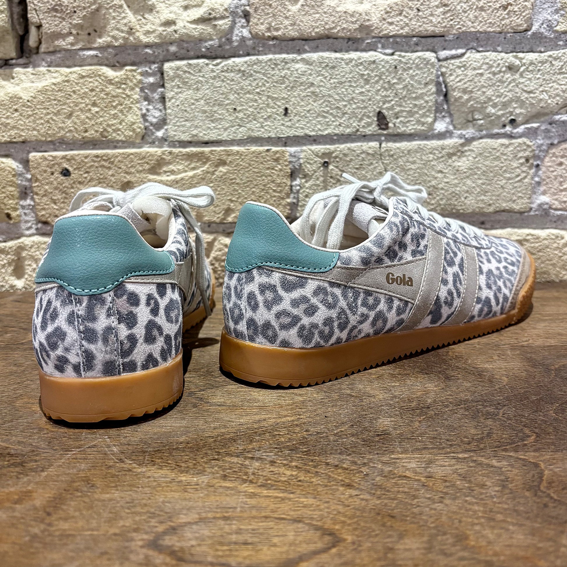 Gola Elan Safari Snow Leopard/Light Caramel/Gold/Green Mist - shoostore