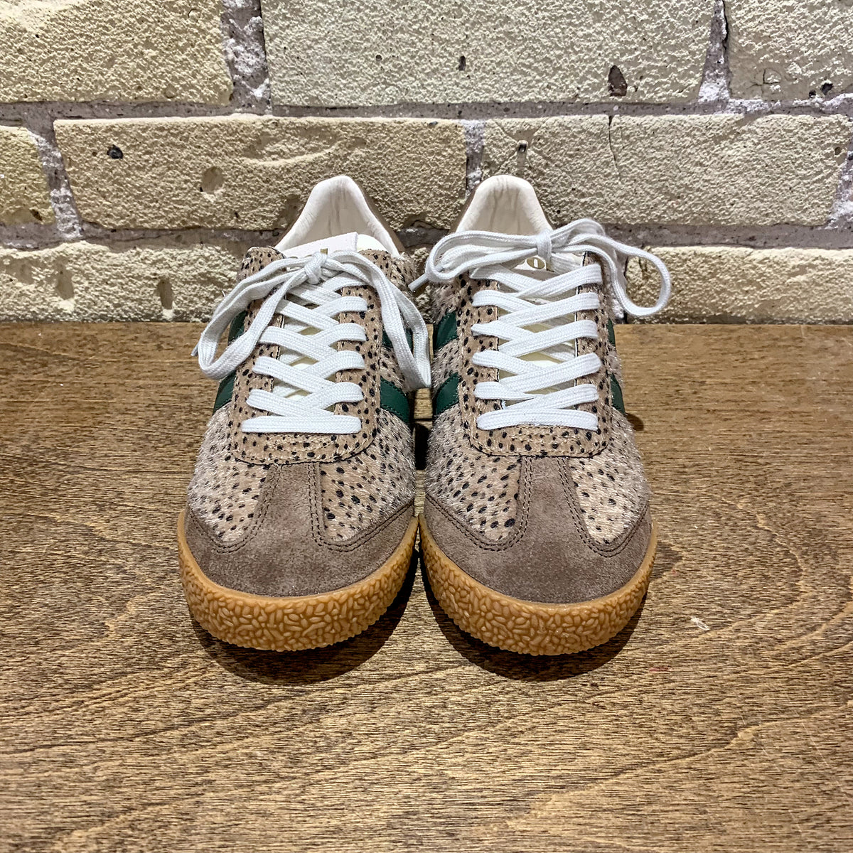 Gola Elan Savanna Tan Cheetah/Tobacco/Evergreen - shoostore