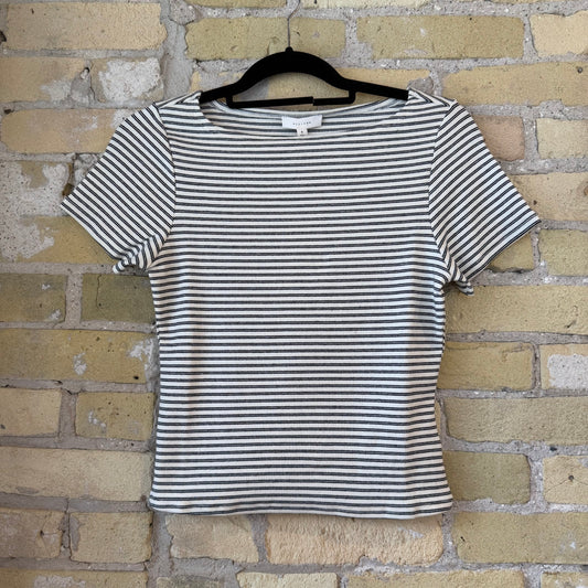 The Heidi Top White/Black