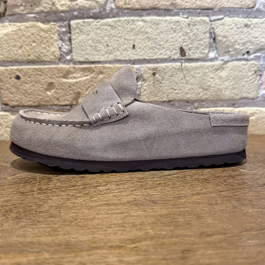 Birkenstock Naples Slide Taupe Suede