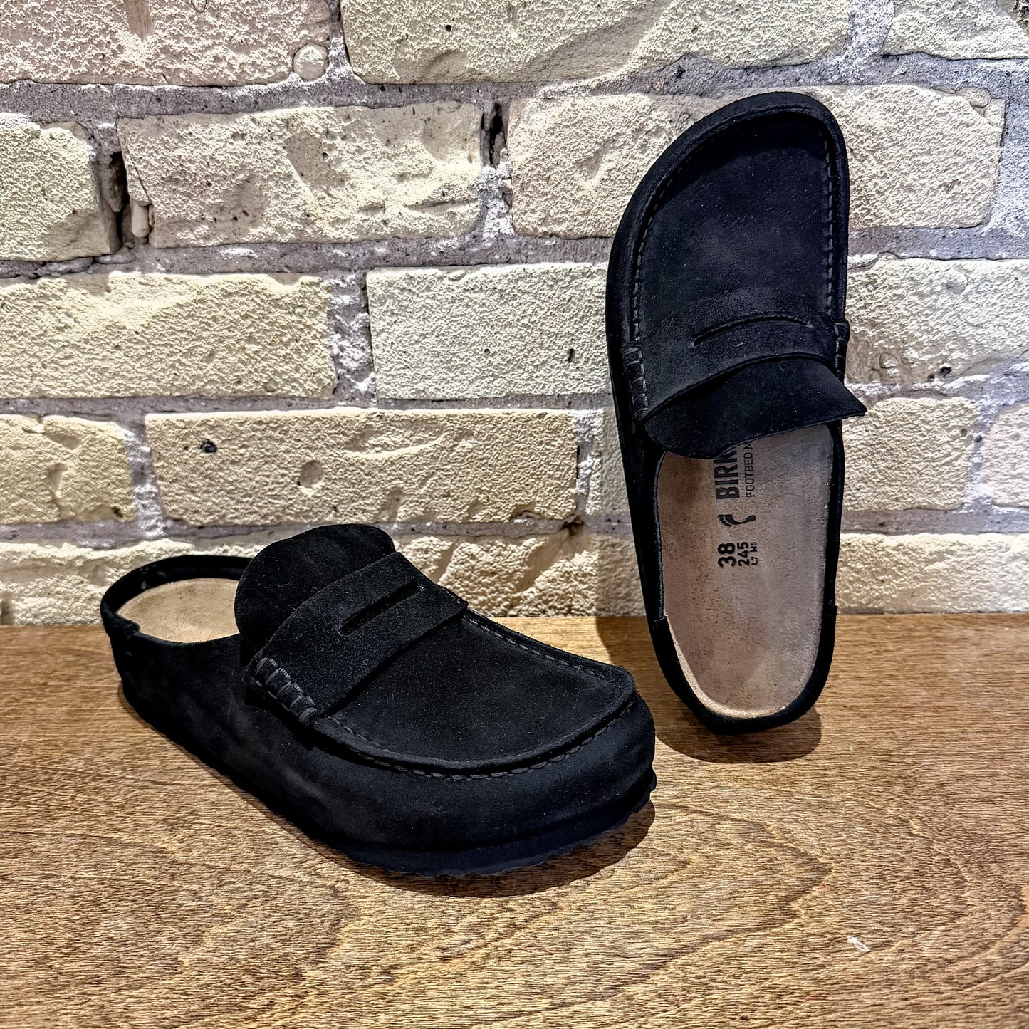 Birkenstock Naples Black Suede