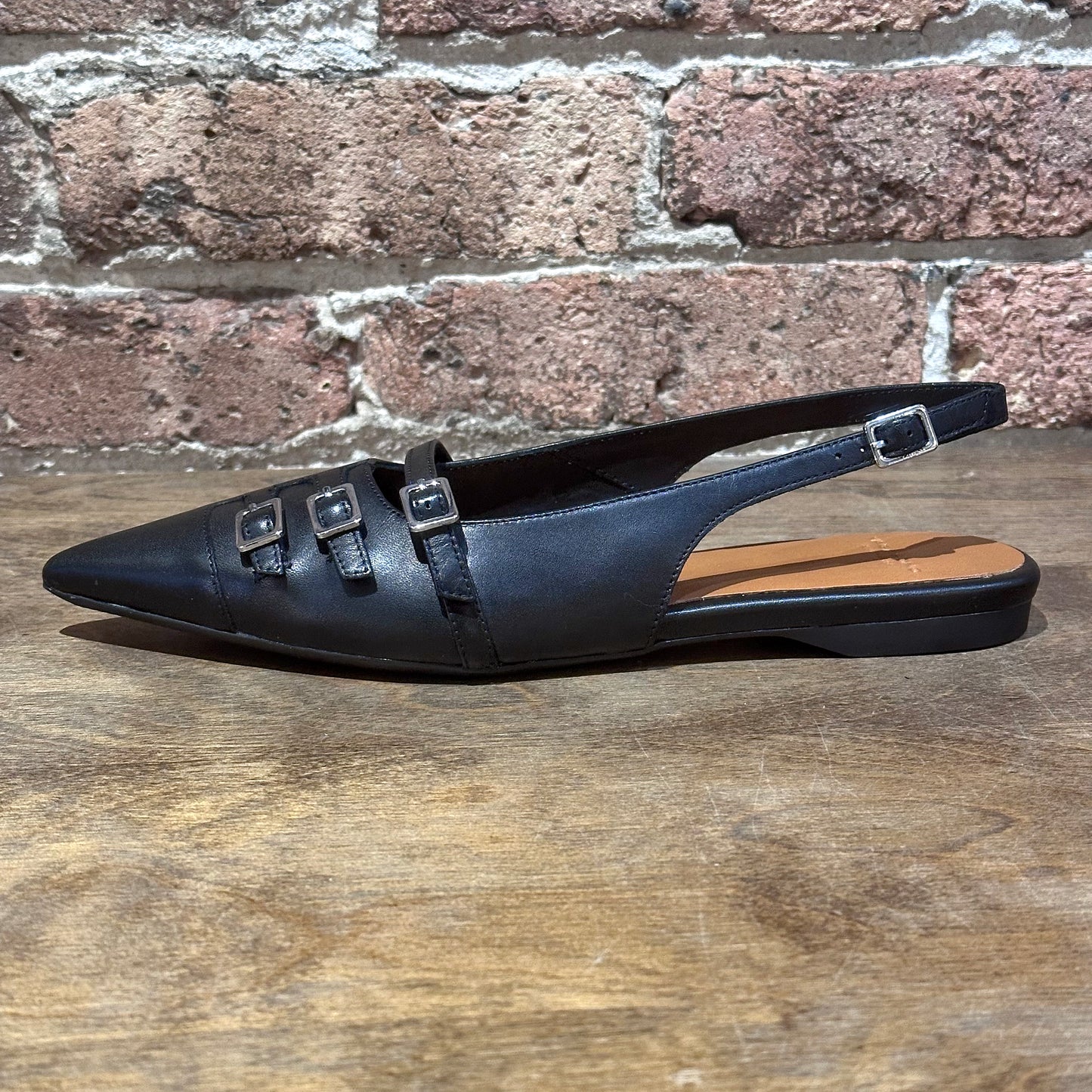 Vagabond Hermine Slingback Flat Black