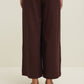 Z Supply Scout Linen Pant Chocolate Cherry - shoostore