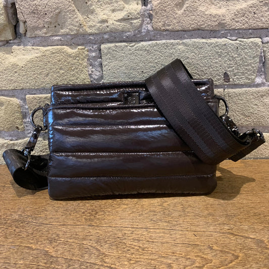 Think Royln Bum Bag/Crossbody Glossy Chocolate