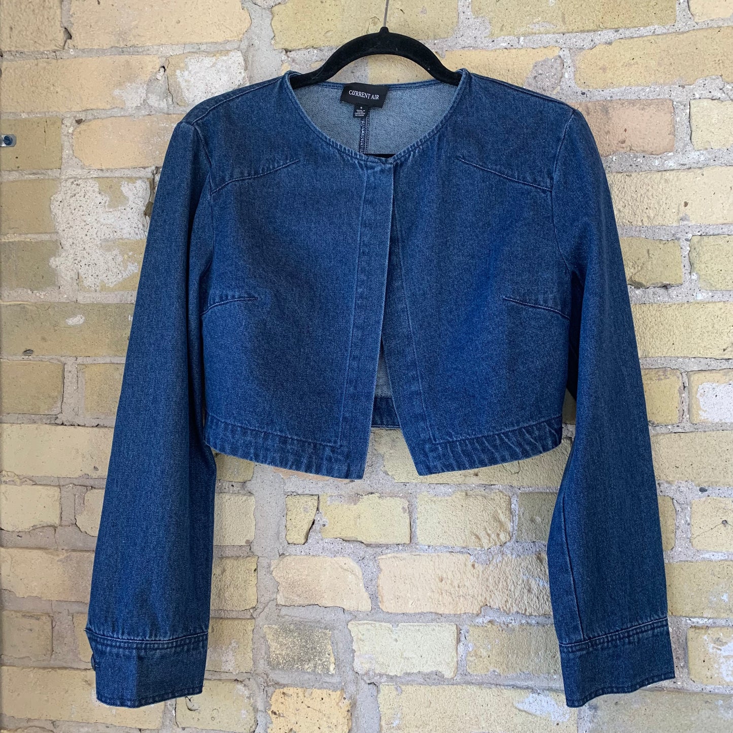 Current Air Layered Denim Jacket/Vest Set