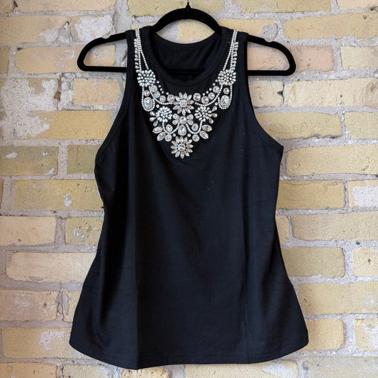 Gearhead Black Bling Tank - shoostore