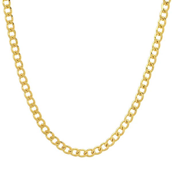 Jen Hansen Tiny Cuban Link Chain - Gold