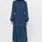 Current Air French Blue V-neck Dress