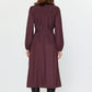 Current Air Midnight Plum Midi Dress